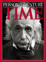 Einstein on the cover of TIME as Person of the Century.