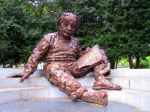 The Albert Einstein Memorial, Washington DC at the National Academy of Sciences in Washington, DC